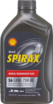 Трансмиссионное масло Shell Spirax S6 GXME 75W80 (1л)