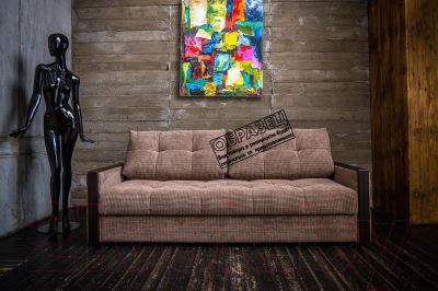 Кресло-кровать Rivalli Манхэттен с подушками (Melange Cappuccino К) - Фото другой расцветки в интерьере 