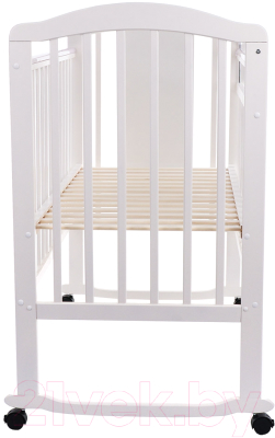 Детская кроватка Pituso Noli Мишутка / J-502 (белый)