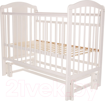 Детская кроватка Pituso Noli Жирафик / J-503 (белый)