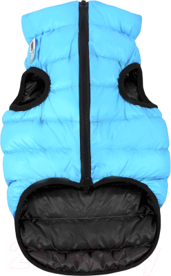 Куртка для животных AiryVest 1635 (М, черный/голубой)