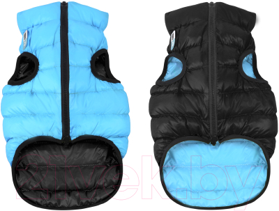 Куртка для животных AiryVest 1635 (М, черный/голубой)