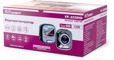 Автомобильный видеорегистратор AVS VR-823SHD / A40215S