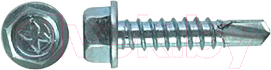 Саморез Starfix Для фасадных систем 4.8x19 DIN 7504-K / SMP2-72604-150 (150шт, оцинкованный)