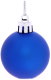 Миниатюра изображения товара Набор шаров новогодних Серпантин Матовый 183-840 4см (6шт, синий)
