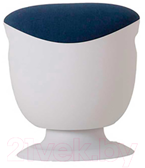 Табурет офисный Chair Meister Tulip (пластик белый/ткань синяя)