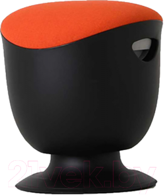 Табурет офисный Chair Meister Tulip (пластик черный/ткань оранжевая)