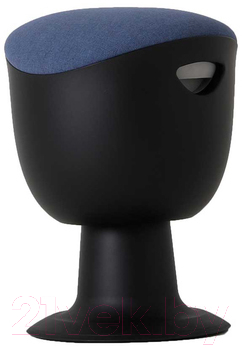 Табурет офисный Chair Meister Tulip (пластик черный/ткань синяя)