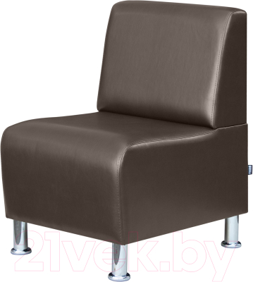 Кресло мягкое Brioli Руди (L13/коричневый)