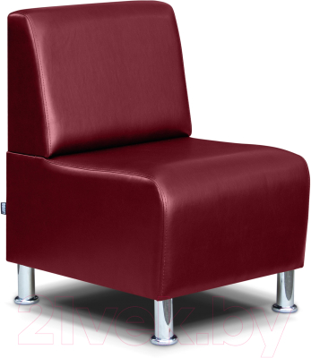 Кресло мягкое Brioli Руди (L16/вишневый)