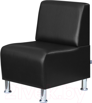 Кресло мягкое Brioli Руди (L22/черный)