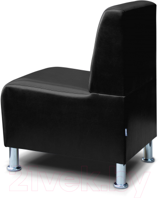Кресло мягкое Brioli Руди (L22/черный)