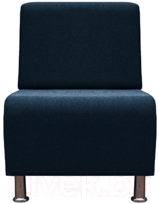 Кресло мягкое Brioli Руди (J17/темно-синий)