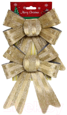 

Елочная игрушка Серпантин, Золотистый;с рисунком, Золотой блеск 185-0153 14см