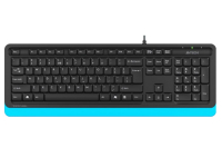 Клавиатура A4Tech Fstyler FK10 USB (черный/синий) - 