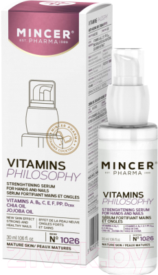 

Крем для рук Mincer Pharma, Концентрат укрепляющий для рук и ногтей