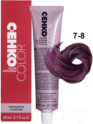 Изображение товара Крем-краска для волос C:EHKO Color Explosion 7/8 (средний блондин фиолетовый/Orchid)