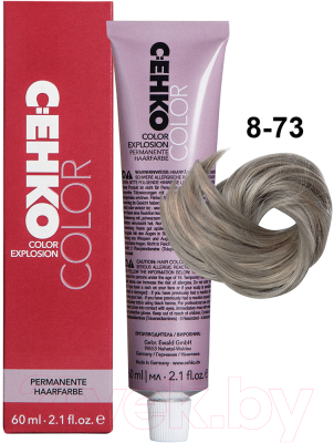 Изображение товара Крем-краска для волос C:EHKO Color Explosion 8/73 (светлый блондин бежево-золотистый)