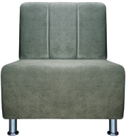 Кресло мягкое Brioli Руди П (B8/светло-серый) - 