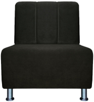 Кресло мягкое Brioli Руди П (B17/темно-серый) - 