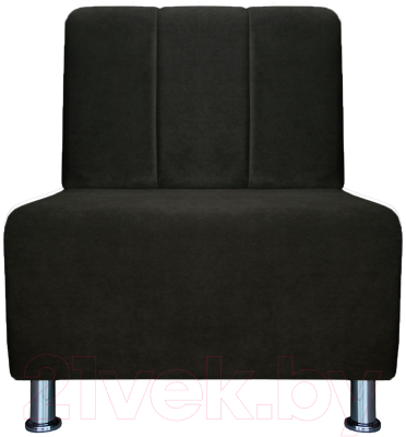 Кресло мягкое Brioli Руди П (B17/темно-серый)