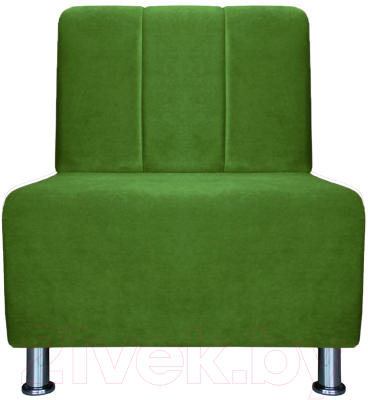 Кресло мягкое Brioli Руди П (В26/зеленый)