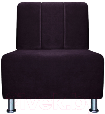 Кресло мягкое Brioli Руди П (В40/фиолетовый)