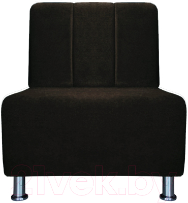 Кресло мягкое Brioli Руди П (В74/коричневый)