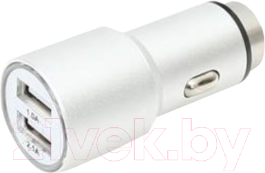 

Адаптер питания автомобильный Omega, Серебристый, OUCC2MS