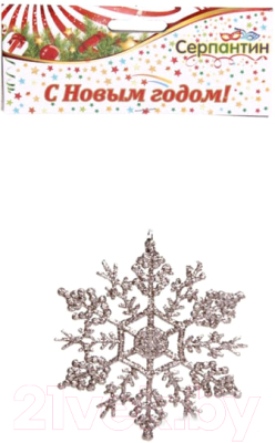 

Елочная игрушка Серпантин, Золотистый, Снежинка 916-951 9см