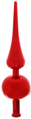 Верхушка для елки Серпантин Глянец 201-0599 (23см, красный)
