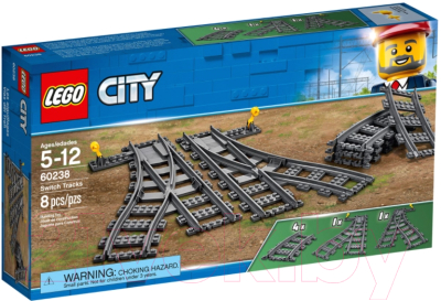 Конструктор Lego City Железнодорожные стрелки / 60238
