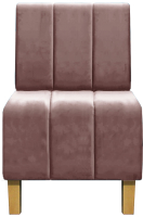 Кресло мягкое Brioli Руди полоса (B38/лиловый) - 