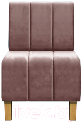 Кресло мягкое Brioli Руди полоса (B38/лиловый)