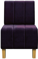 Кресло мягкое Brioli Руди полоса (B40/фиолетовый) - 