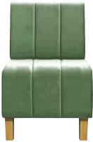 Кресло мягкое Brioli Руди полоса (B61/мятный) - 