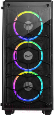 Корпус для компьютера Inter-Tech C-907 Cobweb RGB Midi (без БП)