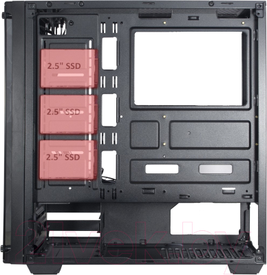Изображение товара Корпус для компьютера Inter-Tech C-907 Cobweb RGB Midi (без БП)