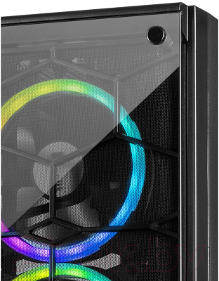 Корпус для компьютера Inter-Tech C-907 Cobweb RGB Midi (без БП)