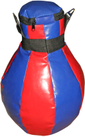 Боксерская груша Спортивные мастерские SM-013 (8кг, синий/красный) - 