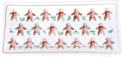

Блюдо Gisela Graham, Limited Santa's Workshop Пряничные человечки / 20326