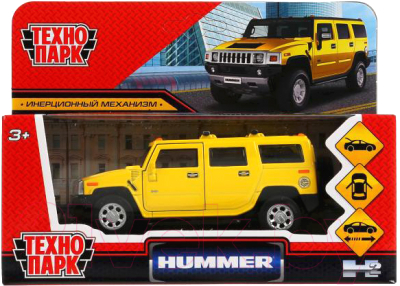 Автомобиль игрушечный Технопарк Hummer H2 / HUM2-12-YE