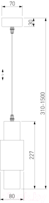 Потолочный светильник Евросвет 50204/1 LED (белый/матовое серебро)