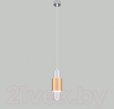 Изображение товара Потолочный светильник Евросвет 50204/1 LED (матовое серебро/матовое золото)