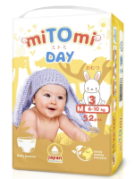 

Подгузники-трусики детские MiTomi, Day M от 6 до 10кг