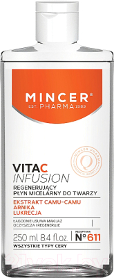 Мицеллярная вода Mincer Pharma Vita C Infusion №611 (250мл)