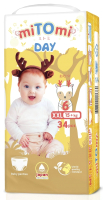 

Подгузники-трусики детские MiTomi, Day XXL 15+ кг