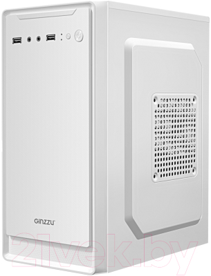 Корпус для компьютера Ginzzu B185 (белый)