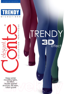 Колготки Conte Elegant Trendy Melange (р.2, grey)
