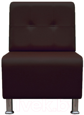 Кресло мягкое Brioli Руди Р (L13/коричневый)